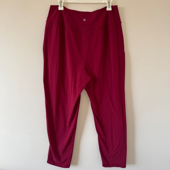 Athleta Elation Pants Size L Damask Mauve Pink Pockets Soft Yoga
533562-03 - Picture 3 of 6